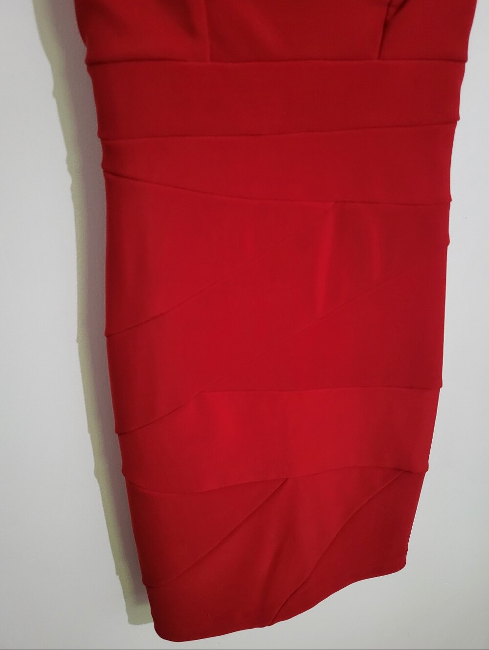 Ruby Rox Red Bodycon Mini Dress Size 11 - Picture 3 of 7